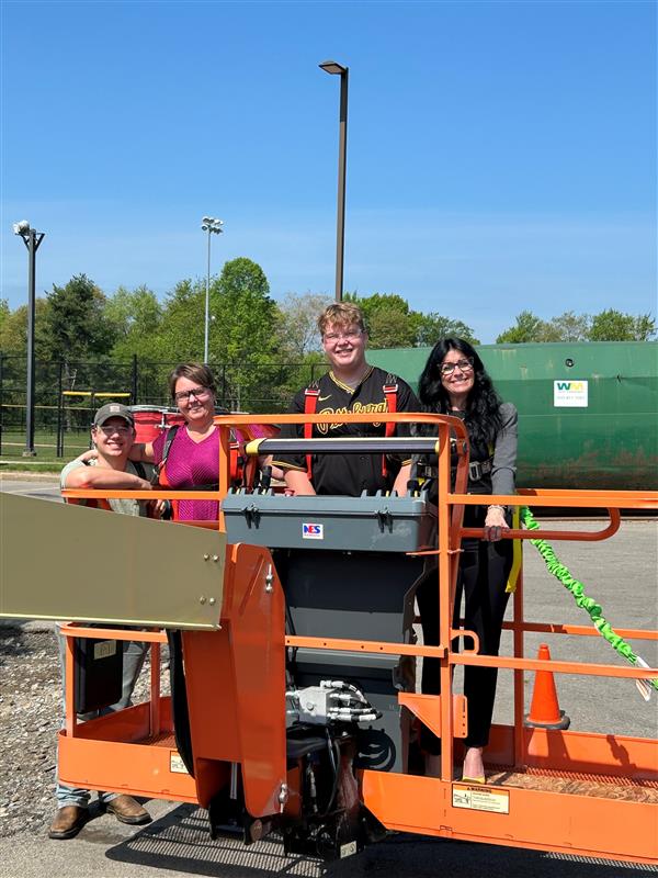 Blake Wells, Mrs. Daniels-Wells, Nathan Aaron, & Dr. Hiler